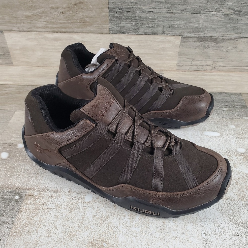KURU Chicane Mens Hiking Shoes‎ Sz 8 W Hiking Brown Mesh Lace Up Sneakers